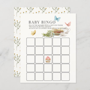 Neues Kapitel Babydusche Bingo Spiel