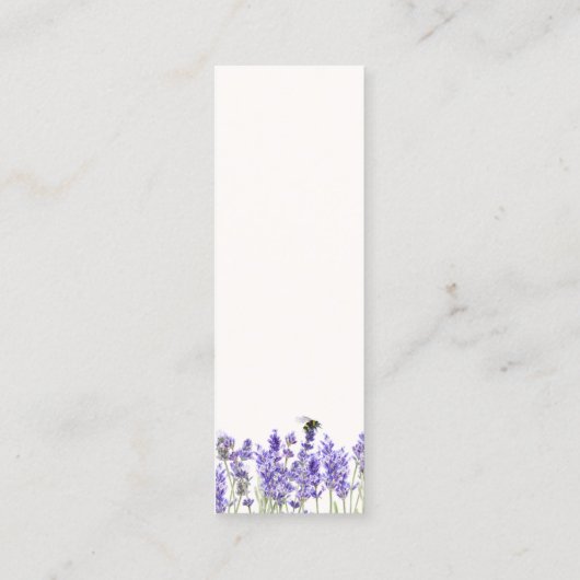 Neues Kapitel beginnt Baby Dusche Lesezeichen Gefa Mini Visitenkarte (Rückseite)