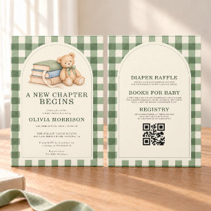 Neues Kapitel Beginnt - Baby Shower Einladung Alle