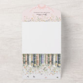 Neues Kapitel Beginnt Blumenbucht Kindermädchendus All In One Einladung (Außenbereich)