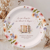 Neues Kapitel Beginnt Brautparty-Party Pappteller