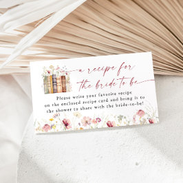 Neues Kapitel Beginnt Brautparty-Rezept Anfrage Begleitkarte