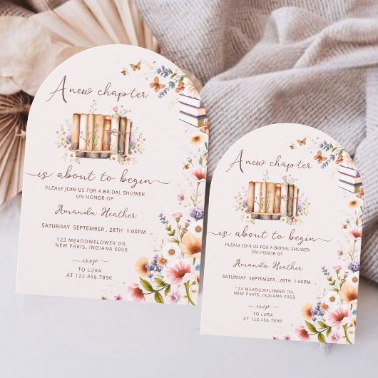 Neues Kapitel beginnt das Brautparty Einladung