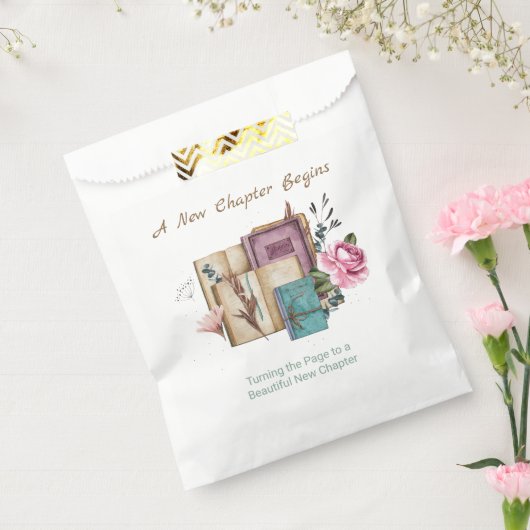 Neues Kapitel Beginnt Floral Neue Anfänge Geschenktütchen (Versiegelt)