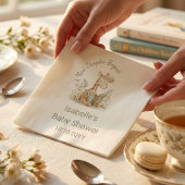 Neues Kapitel beginnt Giraffe Storybook Kinderdusc Serviette