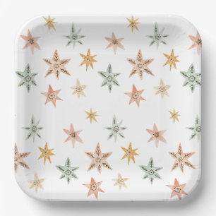 Neues Kapitel beginnt Storybook Baby Shower Stars Pappteller