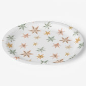 Neues Kapitel beginnt Storybook Baby Shower Stars Pappteller (Schrägansicht)