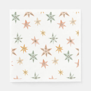 Neues Kapitel beginnt Storybook Baby Shower Stars Serviette