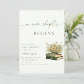 Neues Kapitel beginnt, Storybook-Brautparty Einladung (Stehend Vorderseite)