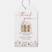 Neues Kapitel Beginnt Wildblume Brautparty Geschenkanhänger (Vorderseite)