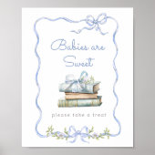 Neues Kapitel Blue Bogen Babys sind süß Poster (Vorne)