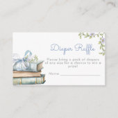 Neues Kapitel Blue Bow Diaper Gewinnspiel Begleitkarte (Vorderseite)