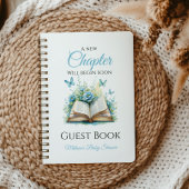 Neues Kapitel Boy Brunch Book Baby Shooting Gästeb Notizblock