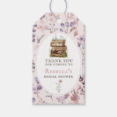 Neues Kapitel Brautparty Wasserfarbe, Wildblume Geschenkanhänger (Vorderseite)