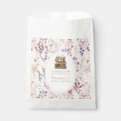 Neues Kapitel Brautparty Wasserfarbe, Wildblume Geschenktütchen (Vorderseite)