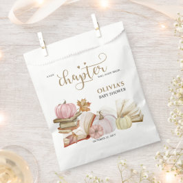 Neues Kapitel Buch Thema Blue Pumpkin Baby Dusche Geschenktütchen