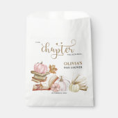 Neues Kapitel Buch Thema Blue Pumpkin Baby Dusche Geschenktütchen (Vorderseite)