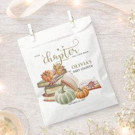 Neues Kapitel Buch Thema Pumpkin Fall Baby Dusche Geschenktütchen