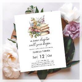 Neues Kapitel | Buchen Baby Dusche Budget Einladun