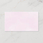 Neues Kapitel Bücher für Mädchen Dusche pink Begleitkarte (Rückseite)