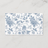 Neues Kapitel Chinoiserie Baby Shower Windel-Raffl Begleitkarte (Rückseite)