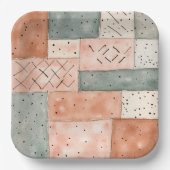 Neues Kapitel fängt Storybook Babydusche an Pappteller (Vorderseite)