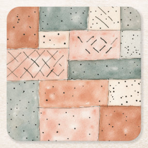 Neues Kapitel fängt Storybook Babydusche an Rechteckiger Pappuntersetzer