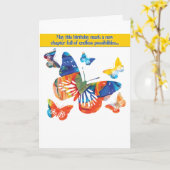 Neues Kapitel Geburtstagskarte Karte (Gelbe Blume)