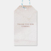 Neues Kapitel Geschichte Buch Gender Neutral Baby Geschenkanhänger (Rückseite)