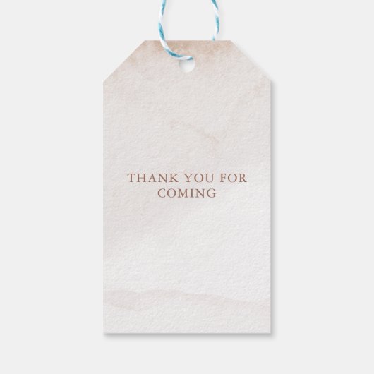 Neues Kapitel Geschichte Buch Gender Neutral Baby Geschenkanhänger (Rückseite)