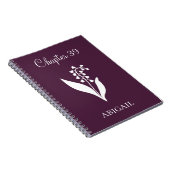 Neues Kapitel Journal Lilly Mai Geburtsblume Notizblock (Rechte Seite)