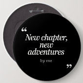 Neues Kapitel, Neues Adventures Design von mir Button (Vorne & Hinten)
