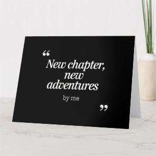 Neues Kapitel, Neues Adventures Design von mir Dankeskarte