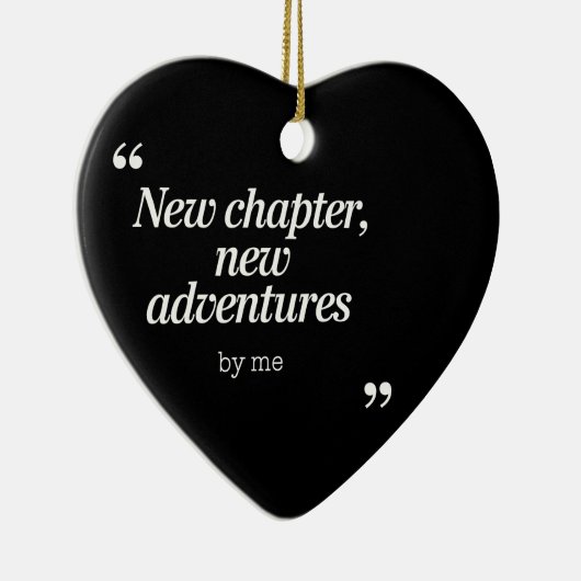 Neues Kapitel, Neues Adventures Design von mir Keramik Ornament (Rechts)