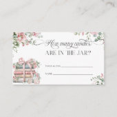 Neues Kapitel Rosa Blütenblume Wie viele Laken Begleitkarte (Vorderseite)