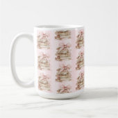 Neues Kapitel Rosa Bogen Streifen Kaffeetasse (Links)