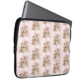 Neues Kapitel Rosa Bogen Streifen Laptopschutzhülle (Vorne Rechts)