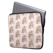 Neues Kapitel Rosa Bogen Streifen Laptopschutzhülle (Vorderseite Links)