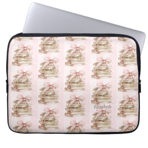 Neues Kapitel Rosa Bogen Streifen Laptopschutzhülle