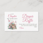 Neues Kapitel Storybook Babyduschmaschine Windelwa Begleitkarte (Vorderseite)