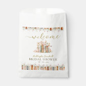 Neues Kapitel Storybook Blumenbuch Brautparty Geschenktütchen (Vorderseite)