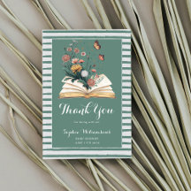 Neues Kapitel Storybook Buch Blumen Babyparty