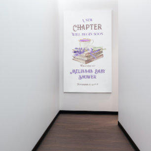 Neues Kapitel Storybook Buch Thema Kinderdusche be Banner