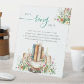 Neues Kapitel Storybook Setzen Sie ein Ring-Brautp Sockelschild (In Situ)