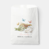 Neues Kapitel Tee Set Schmetterlinge Buch Brautpar Geschenktütchen (Vorderseite)