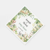 Neues Kapitel Woodland Animals Kinderdusche Serviette (Ecke)