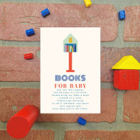 Neues Kind auf dem Block Baby Shower Book anforder