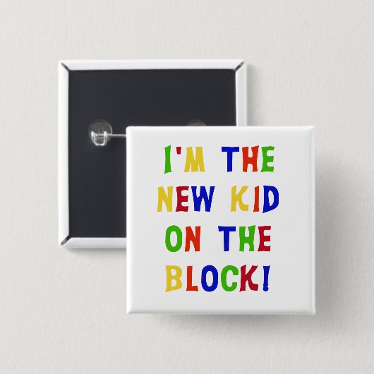 Neues Kind auf dem Block Button (Vorne & Hinten)