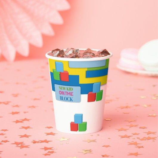 Neues Kind auf der Adoption Blockfoster Kinderdusc Pappbecher (Insitu)