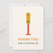 Neues Kind auf der BlockBaby-Dusche Vielen Dank Dankeskarte (Vorderseite)